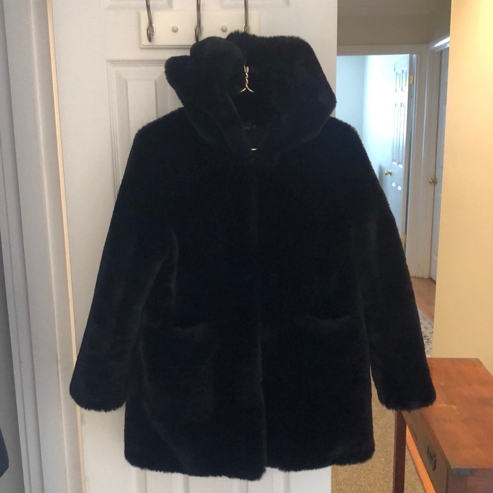 Faux fur coat